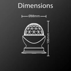 Xanlite - Lampe à Poser Effet Disco, LED Multicolores, Tête Rotative - LADRVB -EUROPALAMP Soldes Magasin 47378377 4