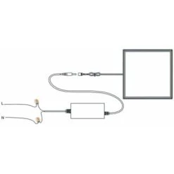 EUROPALAMP Dalle LED 40W 120X30 PMMA Blanc Neutre 4000k Haute Luminosité -EUROPALAMP Soldes Magasin 4745500 4