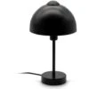 B.K.Licht Lampe De Table Design I Douille E14 I Lampe De Table Pour 1 Ampoule De Max. 25 Watt I Interrupteur à Câble I Noir Mat