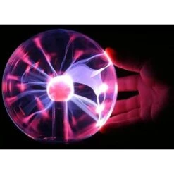 Nouveauté Verre Magique Plasma Électrique Statique Ball Light 6 Pouces Lumières De Table Sphère Veilleuse Enfants Cadeau Pour Magic Plasma Lightning Nuit Lampe (Taille : 6 Inch) -EUROPALAMP Soldes Magasin 50150691 3