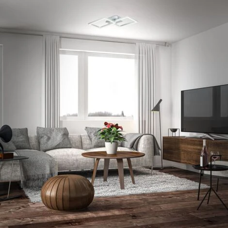 B.K.Licht Plafonnier LED Connecté WiFi I App Et Télécommande I Dimmable I CCT I RVB I Commande Vocale I Compatible IOS & Android 4 B.K.Licht Plafonnier LED Connecté WiFi I App Et Télécommande I Dimmable I CCT I RVB I Commande Vocale I Compatible IOS & Android – Image 4