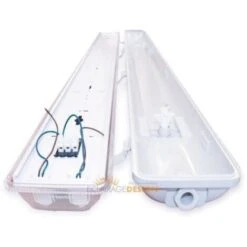 Lot De 2 Boîtiers 150 Cm + 4 Tubes 150 Cm (réglette Pour Garage, Cave...) Température De Couleur: Blanc Neutre 4000K 6 Lot De 2 Boîtiers 150 Cm + 4 Tubes 150 Cm (réglette Pour Garage, Cave...) Température De Couleur: Blanc Neutre 4000K -EUROPALAMP Soldes Magasin 50367093 3