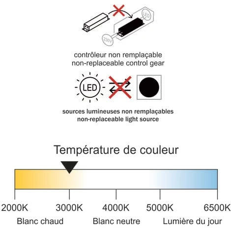 Spots LED Encastrable IP65 - Spécial Salle De Bain - 6.5W 500 LM 3000K - Garantie 2 Ans 2 Spots LED Encastrable IP65 - Spécial Salle De Bain - 6.5W 500 LM 3000K - Garantie 2 Ans – Image 2