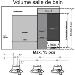Spots LED Encastrable IP65 - Spécial Salle De Bain - 6.5W 500 LM 3000K - Garantie 2 Ans 8 Spots LED Encastrable IP65 - Spécial Salle De Bain - 6.5W 500 LM 3000K - Garantie 2 Ans -EUROPALAMP Soldes Magasin 51134970 4