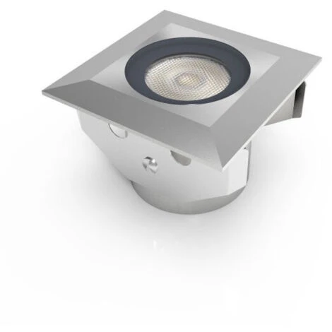 Spot LED Encastrable Sol 1,3W 100lm 50° Étanche IP68 60mmx45mm - Blanc Chaud 3000K 1 Spot LED Encastrable Sol 1,3W 100lm 50° Étanche IP68 60mmx45mm - Blanc Chaud 3000K