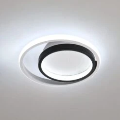 Plafonnier Led 33W 3300lm, Lampe De Plafond Rond Moderne, Luminaire Plafonnier 6000K Lumière Blanche Froide, Pour Cuisine, Salon, Chambre, Salle à Manger
