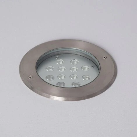 Spot LED Extérieur 12W Inox Encastrable Au Sol Blanc Chaud 2700K - 3000K 45º 3 Spot LED Extérieur 12W Inox Encastrable Au Sol Blanc Chaud 2700K - 3000K 45º – Image 3