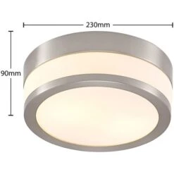 Plafonnier Salle De Bain à Intensité Variable 'Flavi' En Métal Pour Salle De Bain 9 Plafonnier Salle De Bain à Intensité Variable 'Flavi' En Métal Pour Salle De Bain -EUROPALAMP Soldes Magasin 5447348 5