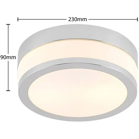 Plafonnier Salle De Bain à Intensité Variable 'Flavi' En Verre Pour Salle De Bain 5 Plafonnier Salle De Bain à Intensité Variable 'Flavi' En Verre Pour Salle De Bain – Image 5