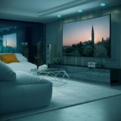 Set De 3 Lampes à Encastrer RGBW Pour Salle De Bain LED I Spot à Encastrer Pour Salle De Bain En Couleur I Télécommande I Ø70 Mm Perçage I Dimmable I 92x45 (DxH) I Blanc 8 Set De 3 Lampes à Encastrer RGBW Pour Salle De Bain LED I Spot à Encastrer Pour Salle De Bain En Couleur I Télécommande I Ø70 Mm Perçage I Dimmable I 92x45 (DxH) I Blanc -EUROPALAMP Soldes Magasin 54655421 4