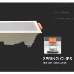 V-TAC Mini Panneau LED Linéaire 30W Encastré 430 45 65mm Couleur Blanche 6000K -EUROPALAMP Soldes Magasin 56848164 4