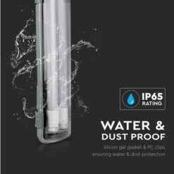 V-TAC Plafonnier LED Double Étanche 44W 150cm 4000K IP65 9 V-TAC Plafonnier LED Double Étanche 44W 150cm 4000K IP65 -EUROPALAMP Soldes Magasin 56857670 5