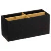 Organiseur 4 Compartiments Natureo 21cm Noir