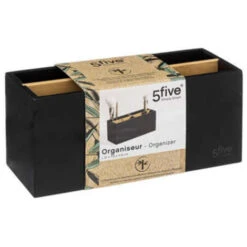 Organiseur 4 Compartiments Natureo 21cm Noir -EUROPALAMP Soldes Magasin 57080518 3