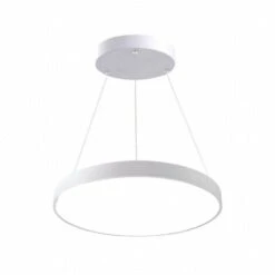 Kit Plafonnier LED Blanc 30W 40cm Avec Kit De Suspension - Blanc Neutre 4000K - 5500K - SILAMP