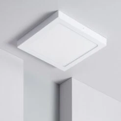 Plafonnier LED Carré 24W 300x300 Mm Downlight Blanc Chaud 2700K - 3200K 7 Plafonnier LED Carré 24W 300x300 Mm Downlight Blanc Chaud 2700K - 3200K -EUROPALAMP Soldes Magasin 5755564 3