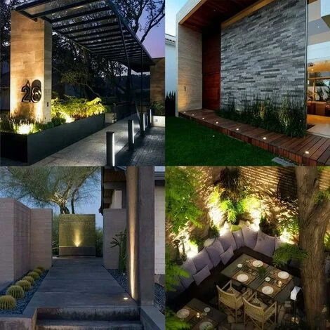 Spot LED Encastrable Au Sol, 3 W, Blanc Chaud, Pour éclairage D'extérieur, D'allée, De Jardin, De Terrasse Et D'escalier 5 Spot LED Encastrable Au Sol, 3 W, Blanc Chaud, Pour éclairage D'extérieur, D'allée, De Jardin, De Terrasse Et D'escalier – Image 5