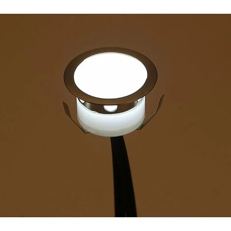 ZOLGINAH Spot à Encastrable Lampe De Sol-Lumière (Blanc Froid) étanche IP67 DC12V 0.6W Ø31mm-éclairage Pour Terrasse, Patio, Chemin, Mur, Jardin, Décoration, Intérieur Et Extérieur, 1 Pièces 2 ZOLGINAH Spot à Encastrable Lampe De Sol-Lumière (Blanc Froid) étanche IP67 DC12V 0.6W Ø31mm-éclairage Pour Terrasse, Patio, Chemin, Mur, Jardin, Décoration, Intérieur Et Extérieur, 1 Pièces – Image 2