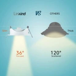 ZOLGINAH Spot Led Encastré, Spot Encastrable Extra Plat, 5W 400lumen Equivalent 50W Incandescence, 230V Blanc Chaud 3000 K, 120°d'éclairage, Spot De Plafond Pour Salle De Bain Salon Cuisine. Lot De 5 7 ZOLGINAH Spot Led Encastré, Spot Encastrable Extra Plat, 5W 400lumen Equivalent 50W Incandescence, 230V Blanc Chaud 3000 K, 120°d'éclairage, Spot De Plafond Pour Salle De Bain Salon Cuisine. Lot De 5 -EUROPALAMP Soldes Magasin 59345820 3