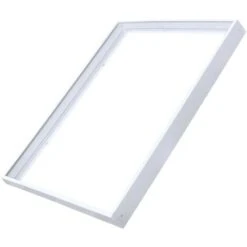 EUROPALAMP Kit Saillie Automatique Pour Dalles Led 600x600 ALU Blanc Laqué