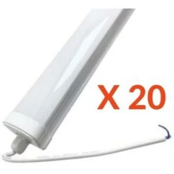 Réglette Lumineuse étanche 150cm 50W IP65 (Pack De 20) - Blanc Froid 6000K - 8000K - SILAMP 9 Réglette Lumineuse étanche 150cm 50W IP65 (Pack De 20) - Blanc Froid 6000K - 8000K - SILAMP -EUROPALAMP Soldes Magasin 60978667 5