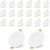 SWANEW 20x Spots Encastrables LED Spots Encastrables 5W Spots De Plafond Blanc Froid - Blancspot Led Encastrablespot Encastrable à Led Spots Encastrables Led Spots à Encastrer