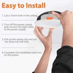 SWANEW 20x Spots Encastrables LED Spots Encastrables 5W Spots De Plafond Blanc Froid - Blancspot Led Encastrablespot Encastrable à Led Spots Encastrables Led Spots à Encastrer 8 SWANEW 20x Spots Encastrables LED Spots Encastrables 5W Spots De Plafond Blanc Froid - Blancspot Led Encastrablespot Encastrable à Led Spots Encastrables Led Spots à Encastrer -EUROPALAMP Soldes Magasin 64460551 4