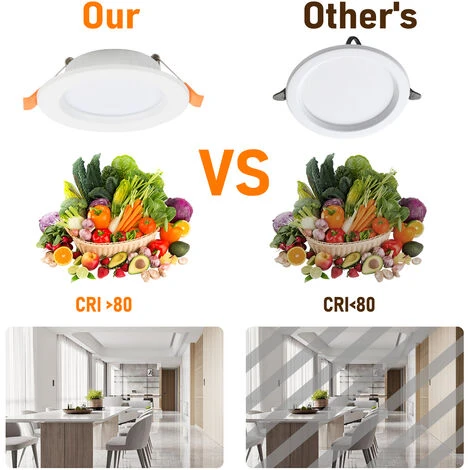 SWANEW 20x Spots Encastrables LED Spots Encastrables 5W Spots De Plafond Blanc Froid - Blancspot Led Encastrablespot Encastrable à Led Spots Encastrables Led Spots à Encastrer 5 SWANEW 20x Spots Encastrables LED Spots Encastrables 5W Spots De Plafond Blanc Froid - Blancspot Led Encastrablespot Encastrable à Led Spots Encastrables Led Spots à Encastrer – Image 5