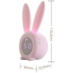 Réveil Numérique Pour Enfants Lapin Veilleuse Horloges Multifonctions (Bleu)-BDD 5 Réveil Numérique Pour Enfants Lapin Veilleuse Horloges Multifonctions (Bleu)-BDD -EUROPALAMP Soldes Magasin 65375636 3