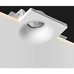Kit Support Spot GU10 LED Carré Blanc Ø120mm Avec Ampoule LED 6W 7 Kit Support Spot GU10 LED Carré Blanc Ø120mm Avec Ampoule LED 6W -EUROPALAMP Soldes Magasin 66344500 3
