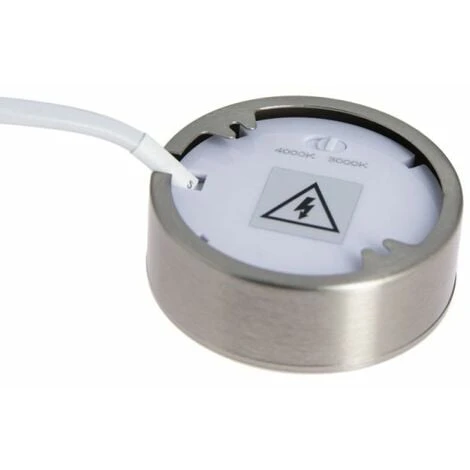 Xanlite - Spot De Meuble Acier Brossé LED IP44, 2 Modes De Fixation, CCT - ECPKSP250S 4 Xanlite - Spot De Meuble Acier Brossé LED IP44, 2 Modes De Fixation, CCT - ECPKSP250S – Image 4