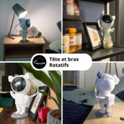 Xanlite - Veilleuse Projecteur LED AstroLite Blanche, Filaire USB, Câble 100cm - ASTROLITE -EUROPALAMP Soldes Magasin 66566846 5