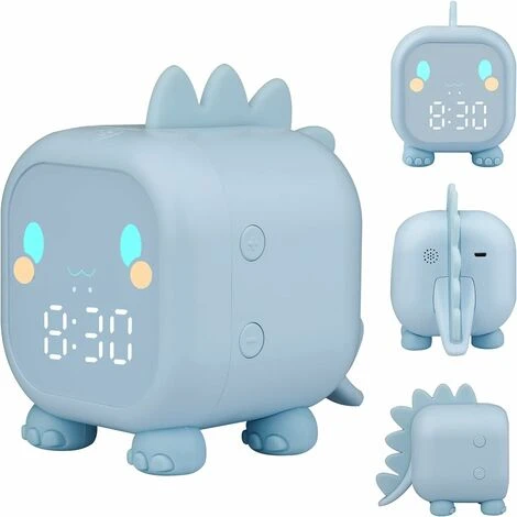 Réveil Enfant Fille Garcons Dinosaure Lumineux Reveil Enfant Numerique Lampe Réveil Veilleuse Jour Nuit Enfant Réveil De La Maternelle Volume Réglable Avec Snooze Compte à Rebours-rose 5 Réveil Enfant Fille Garcons Dinosaure Lumineux Reveil Enfant Numerique Lampe Réveil Veilleuse Jour Nuit Enfant Réveil De La Maternelle Volume Réglable Avec Snooze Compte à Rebours-rose – Image 5