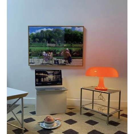Solde- AGILITY, AGILITY Lampe De Table Champignon Lampe De Table En Polycarbonate,4 Sources Lumineuses LED Gratuites,Orange 4 Solde- AGILITY, AGILITY Lampe De Table Champignon Lampe De Table En Polycarbonate,4 Sources Lumineuses LED Gratuites,Orange – Image 4