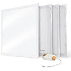 Lot De 4 Dalles LED Plafond 36W Eq 400W 600x600 Garantie 3 Ans Température De Couleur: Blanc Froid 6000K