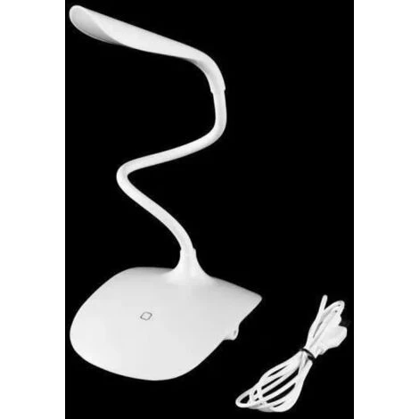 Lampe De Bureau,Lampe De Bureau LED - 3 Niveaux De Luminosité/18 Leds - Blanc 3 Lampe De Bureau,Lampe De Bureau LED - 3 Niveaux De Luminosité/18 Leds - Blanc – Image 3