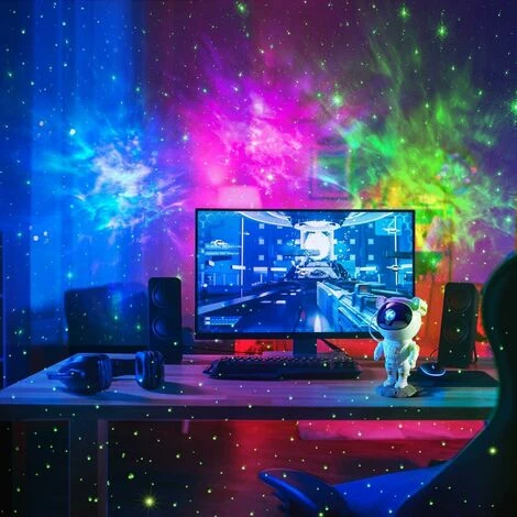 Projecteur Astronaute, Projecteur Ciel Etoile Galaxie Led,Ciel Etoile Plafond Projecteur Planetarium, Lampe Veilleuse Enfant BéBé Adulte, Veilleuse Etoile Projection, Decoration Chambre LionKnight 4 Projecteur Astronaute, Projecteur Ciel Etoile Galaxie Led,Ciel Etoile Plafond Projecteur Planetarium, Lampe Veilleuse Enfant BéBé Adulte, Veilleuse Etoile Projection, Decoration Chambre LionKnight – Image 4