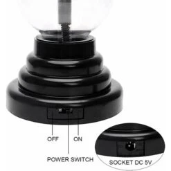 Boule De Plasma Touche Sensitive Sphère Lumière Boule Magique Pour Fêtes Décorations Accessoire Enfants Chambre à Coucher Maison Et Cadeaux -EUROPALAMP Soldes Magasin 72606064 5