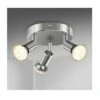 Plafonnier Salle De Bain LED éclairage Lampe Plafond Sdb Chrome 3 Spots Orientables IP44 GU10 Plafonnier De Salle De Bain