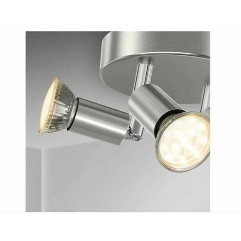 Plafonnier Salle De Bain LED éclairage Lampe Plafond Sdb Chrome 3 Spots Orientables IP44 GU10 Plafonnier De Salle De Bain 4 Plafonnier Salle De Bain LED éclairage Lampe Plafond Sdb Chrome 3 Spots Orientables IP44 GU10 Plafonnier De Salle De Bain – Image 4