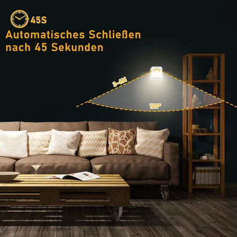 Randaco Veilleuse Led, Lampe De Nuit Avec Détecteur De Mouvement Et Capteur De Lumière, Paquet De 2 4 Randaco Veilleuse Led, Lampe De Nuit Avec Détecteur De Mouvement Et Capteur De Lumière, Paquet De 2 – Image 4