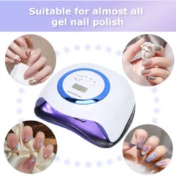Randaco 168W Lampe Ongles Lampe à Ongles Sèche-ongles LED UV Nail Dryer Gel Light Curing Device Sèche-vernis à Ongles Avec 4 Minuteries 8 Randaco 168W Lampe Ongles Lampe à Ongles Sèche-ongles LED UV Nail Dryer Gel Light Curing Device Sèche-vernis à Ongles Avec 4 Minuteries -EUROPALAMP Soldes Magasin 74728779 4