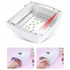 SEENLIN LED Nail Lampe Rechargeable, Sans Fil Gel Léger, 48W Sans Fil Gel Nail Lampe Uv LED Nail Photopolymérisation Sèche-ongles Pour Ongles Gel Avec écran LCD -EUROPALAMP Soldes Magasin 75459332 3