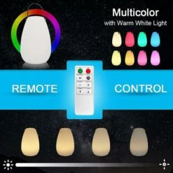 Grande Lampe D'extérieur à Piles Rechargeables Avec Télécommande - Lampe De Table étanche Sans Fil Rechargeable Et à Intensité Variable 7 Grande Lampe D'extérieur à Piles Rechargeables Avec Télécommande - Lampe De Table étanche Sans Fil Rechargeable Et à Intensité Variable -EUROPALAMP Soldes Magasin 76133623 3