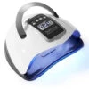 Lampe à Ongles Intelligente X11, 220W Séchage Rapide LED Sèche-Ongles à Induction UV Détachable Machine De Photothérapie Nail Art