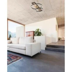 EGLO Rustique Plafond Lumière Boyal Brun L: 78 W: 40 H: 9cm 3000K 7 EGLO Rustique Plafond Lumière Boyal Brun L: 78 W: 40 H: 9cm 3000K -EUROPALAMP Soldes Magasin 77450403 3