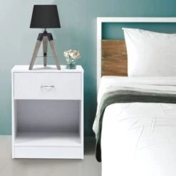 Lot De 2 Lampes De Chevet Trépied HILDA En Bois Foncé Noires 7 Lot De 2 Lampes De Chevet Trépied HILDA En Bois Foncé Noires -EUROPALAMP Soldes Magasin 7773783 3