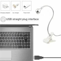 Lampe De Polymérisation De Colle UV Pour Nail Art Lumière Violette Avec Clip Et Interrupteur Lampe USB [Argent] -EUROPALAMP Soldes Magasin 78044690 5