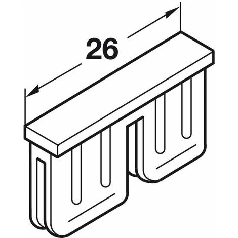 4x Clip De Connexion Pour Assembler Deux Grilles Optiques Standard Plastique Transparent à Enficher DIN 5035 Profilé Lumière Artificielle Recommandation Bien-être Eclairage Intérieur Assemblage 2 4x Clip De Connexion Pour Assembler Deux Grilles Optiques Standard Plastique Transparent à Enficher DIN 5035 Profilé Lumière Artificielle Recommandation Bien-être Eclairage Intérieur Assemblage – Image 2