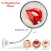 Miroir Rotatif Miroir Led Miroir Grossissant Lumineux Mirroir Led Miroir Lumineux Maquillage Makeup Mirror Miroire Miroir Maquillage Led Flexible Mirror Light Miroir Led Maquillage Miroir Rotatif Led